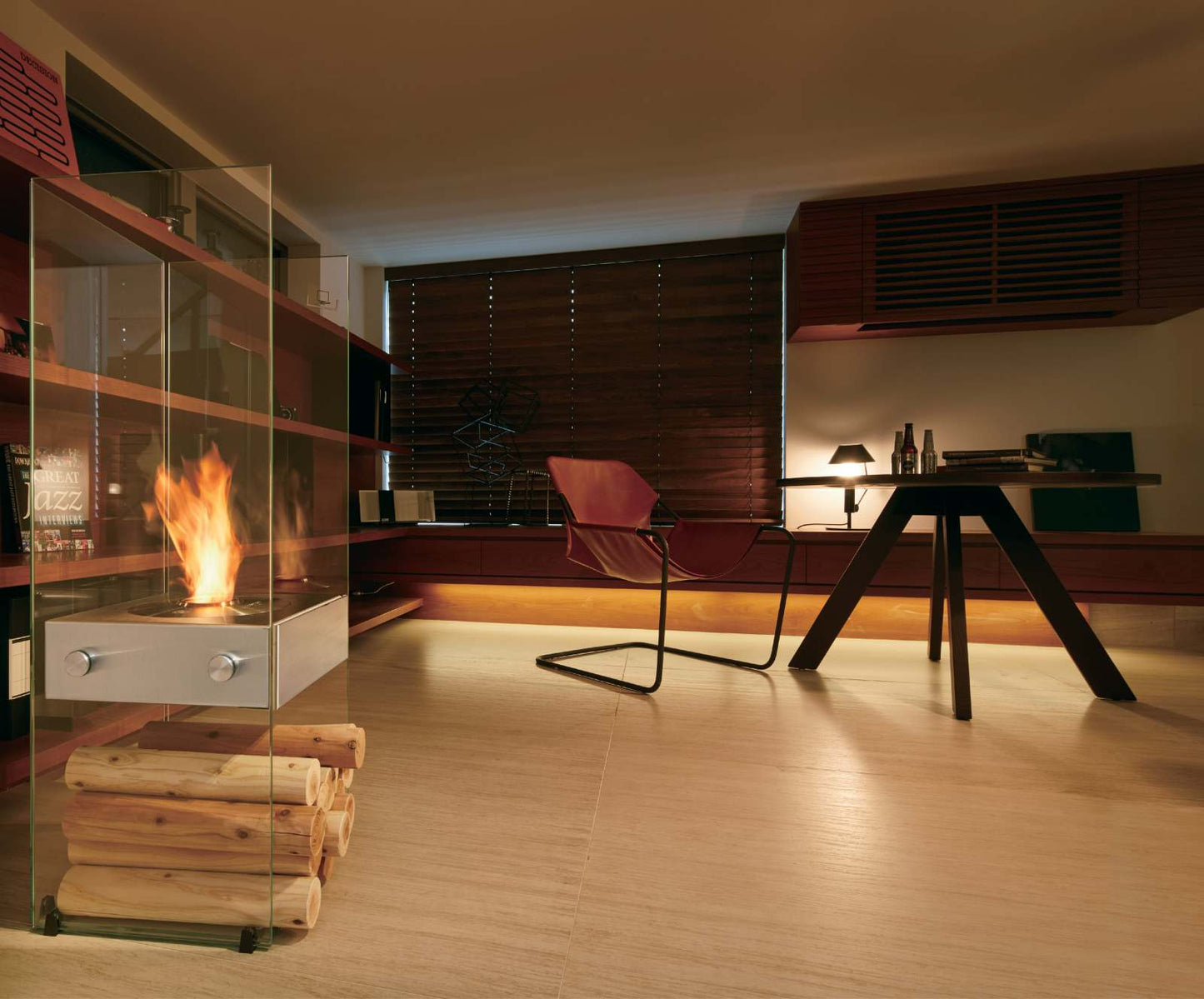 EcoSmart Fire - Ghost - Designer Fireplace - Black