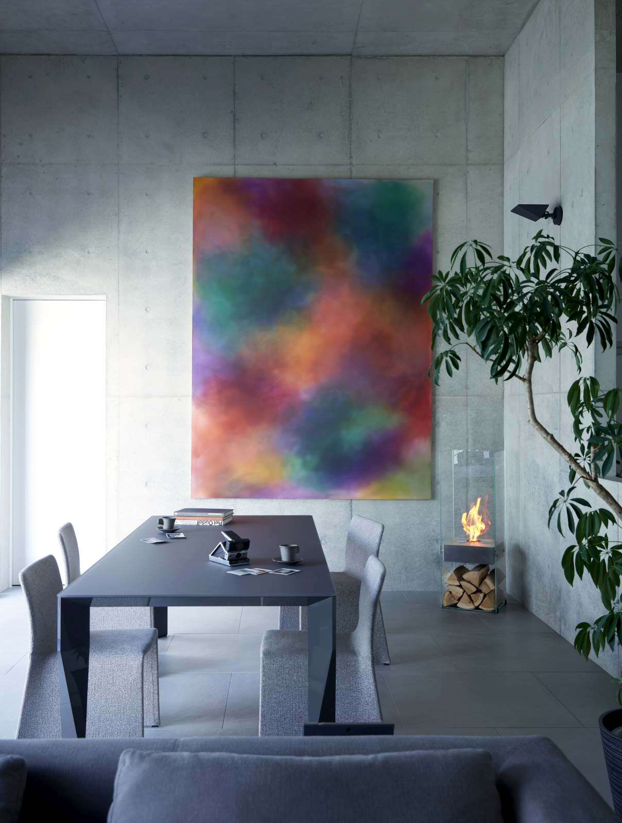 EcoSmart Fire - Ghost - Designer Fireplace - Black