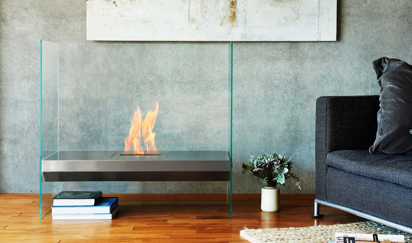 EcoSmart Fire - Igloo - Designer Fireplace - Stainless Steel