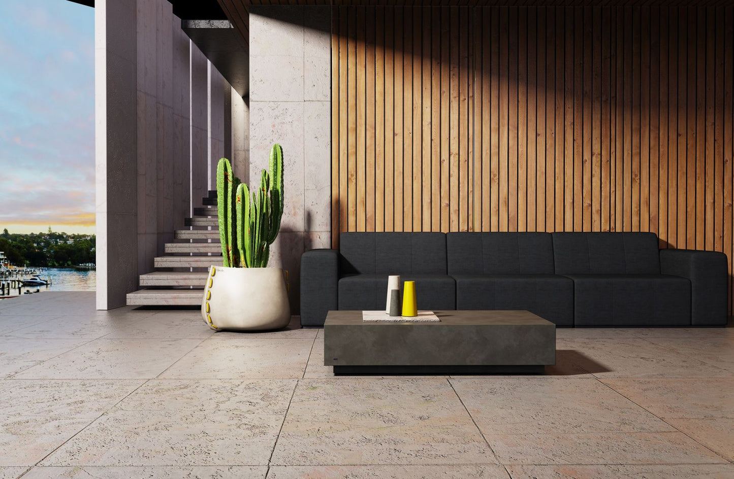 Blinde Design - Bloc L5 - Coffee Table - Bone