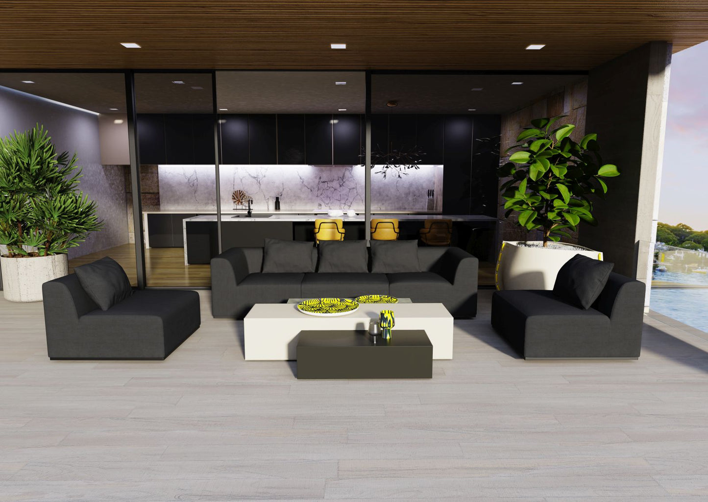 Blinde Design - Bloc L5 - Coffee Table - Bone