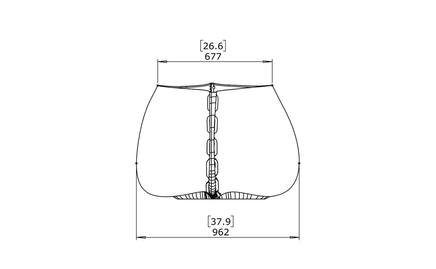 Blinde Design - Stitch 100 - Planter - Natural
