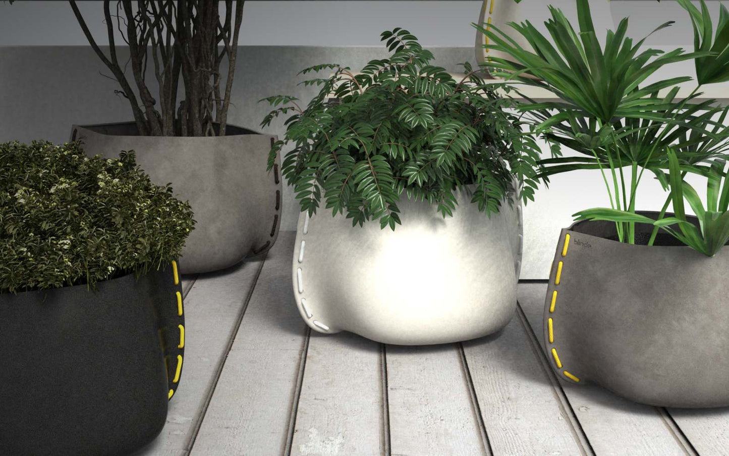 Blinde Design - Stitch 100 - Planter - Natural