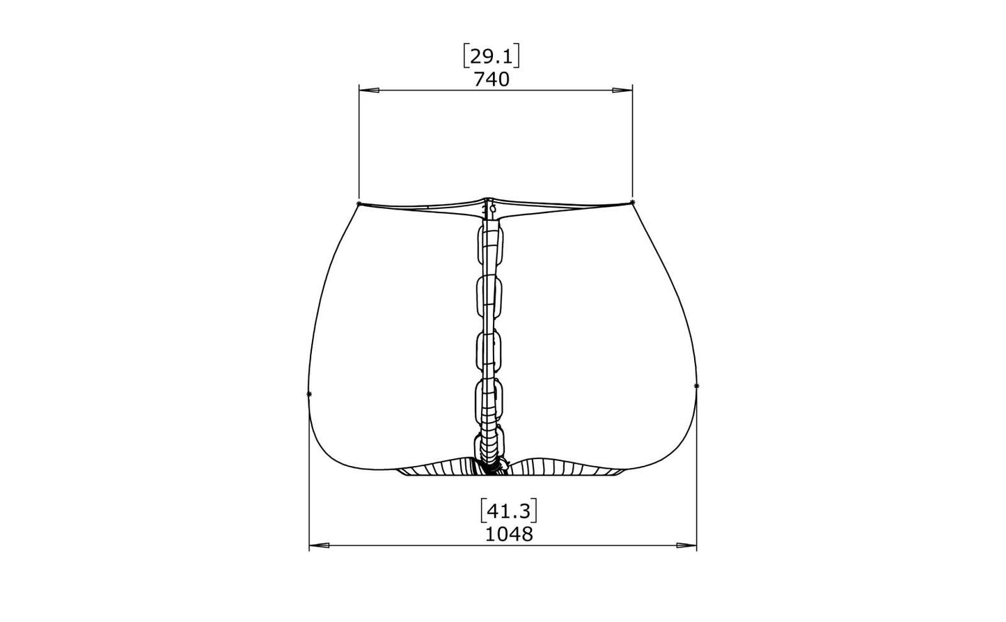 Blinde Design - Stitch 125 - Planter - Natural