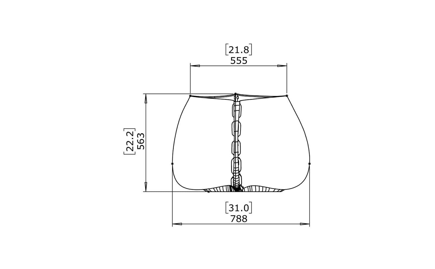Blinde Design - Stitch 50 - Planter - Natural