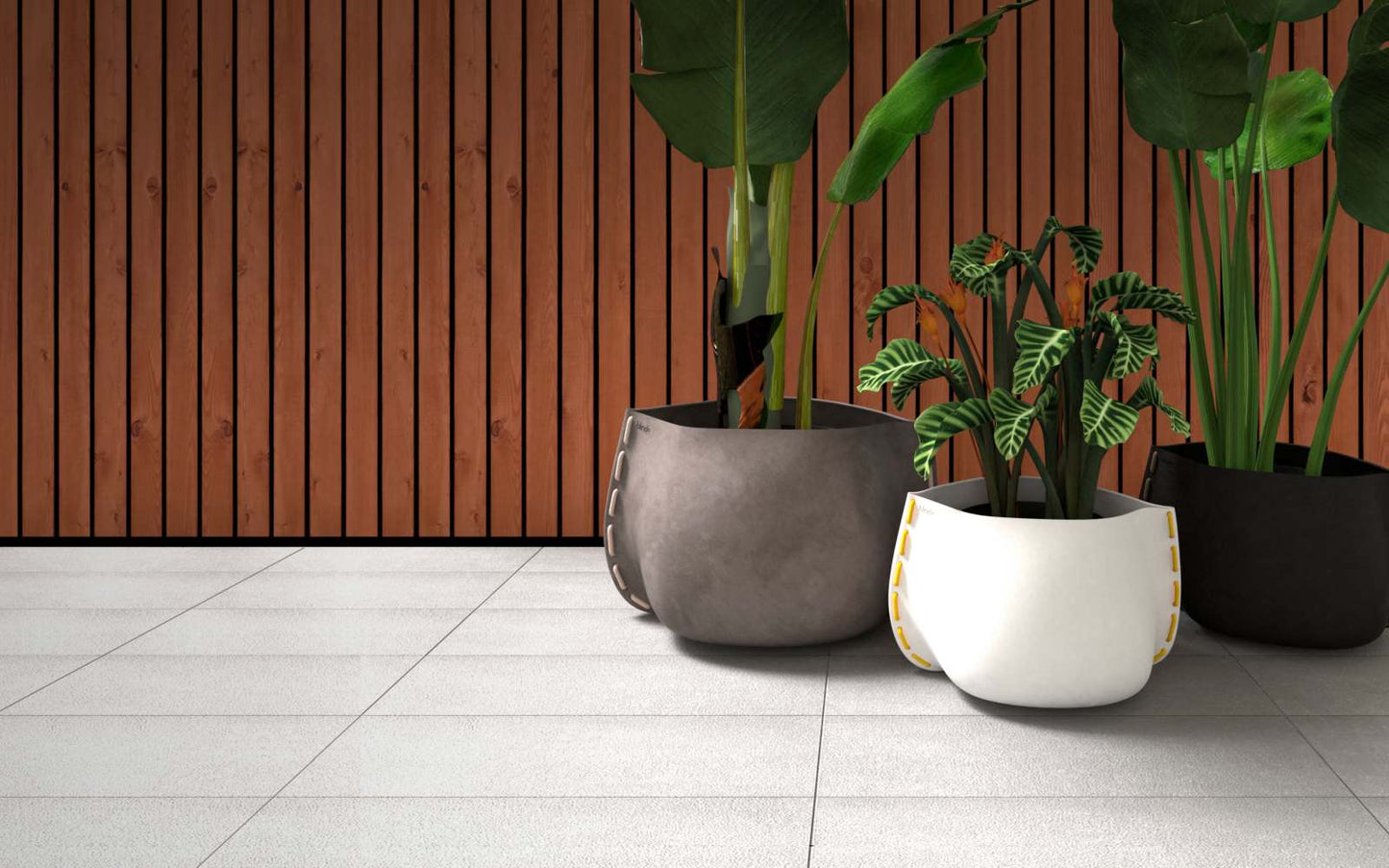 Blinde Design - Stitch 50 - Planter - Graphite