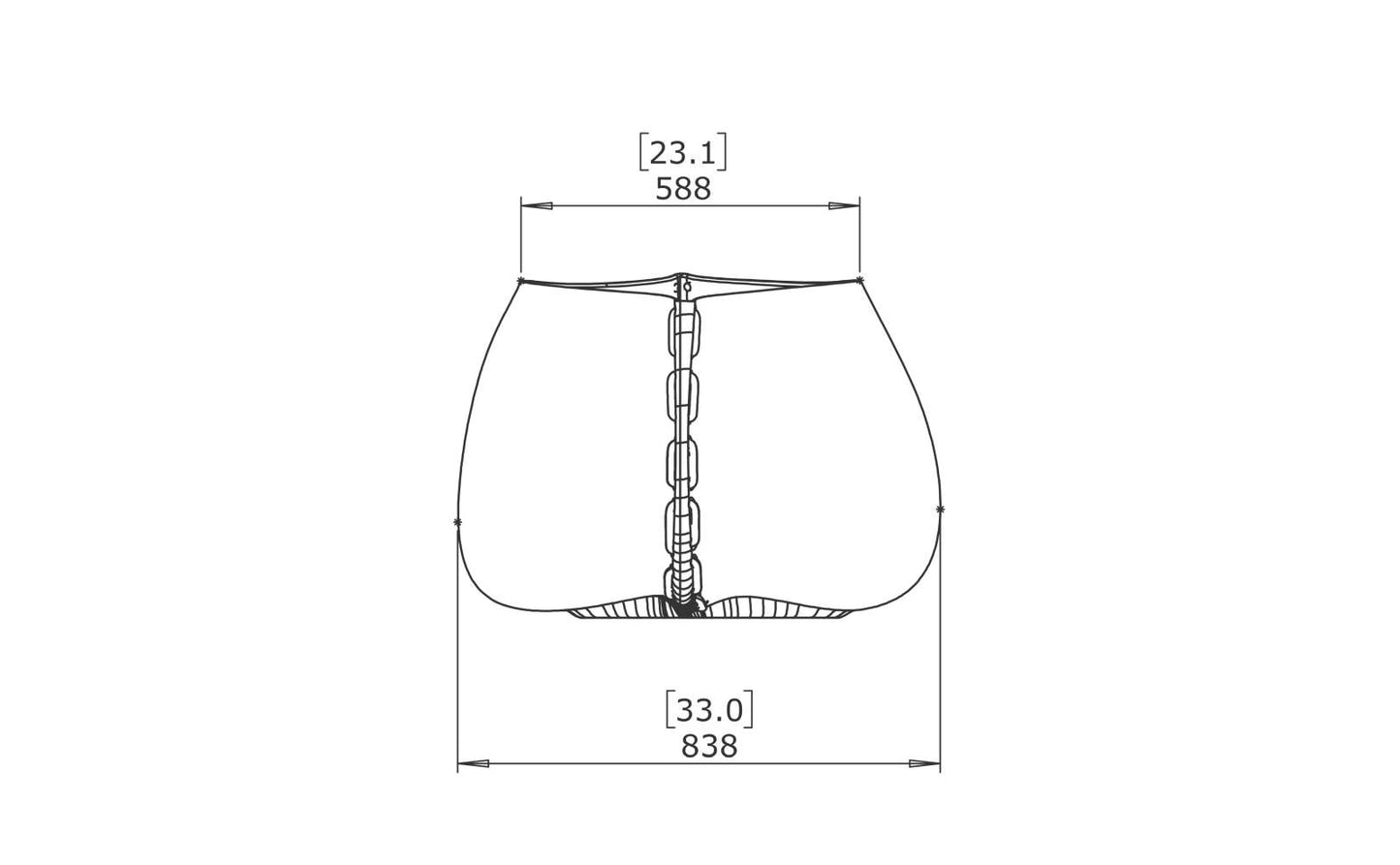 Blinde Design - Stitch 75 - Planter - Natural