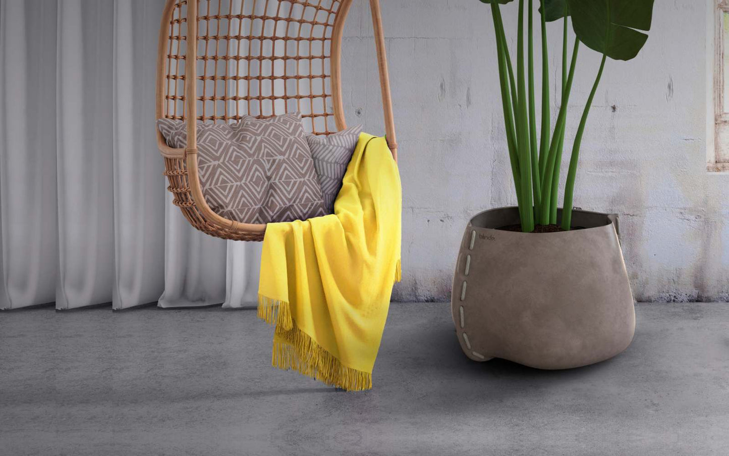 Blinde Design - Stitch 75 - Planter - Natural