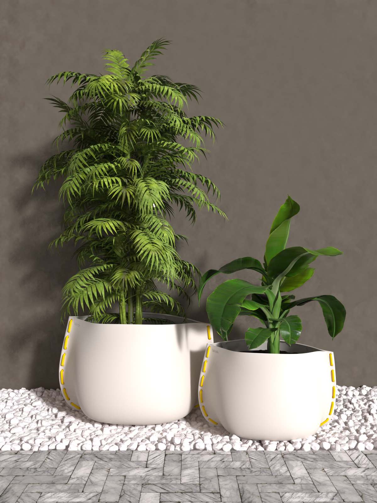 Blinde Design - Stitch 75 - Planter - Natural