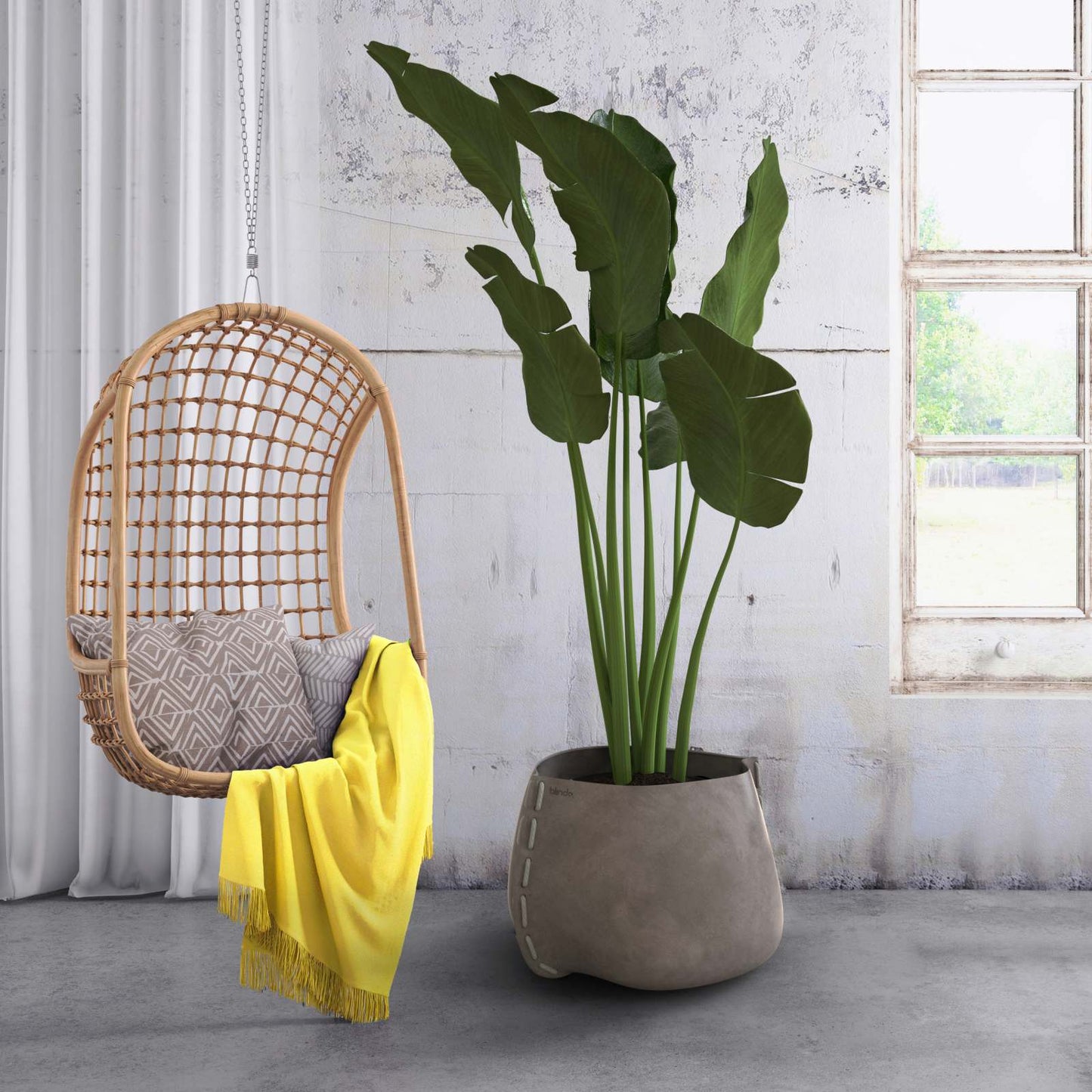 Blinde Design - Stitch 75 - Planter - Natural