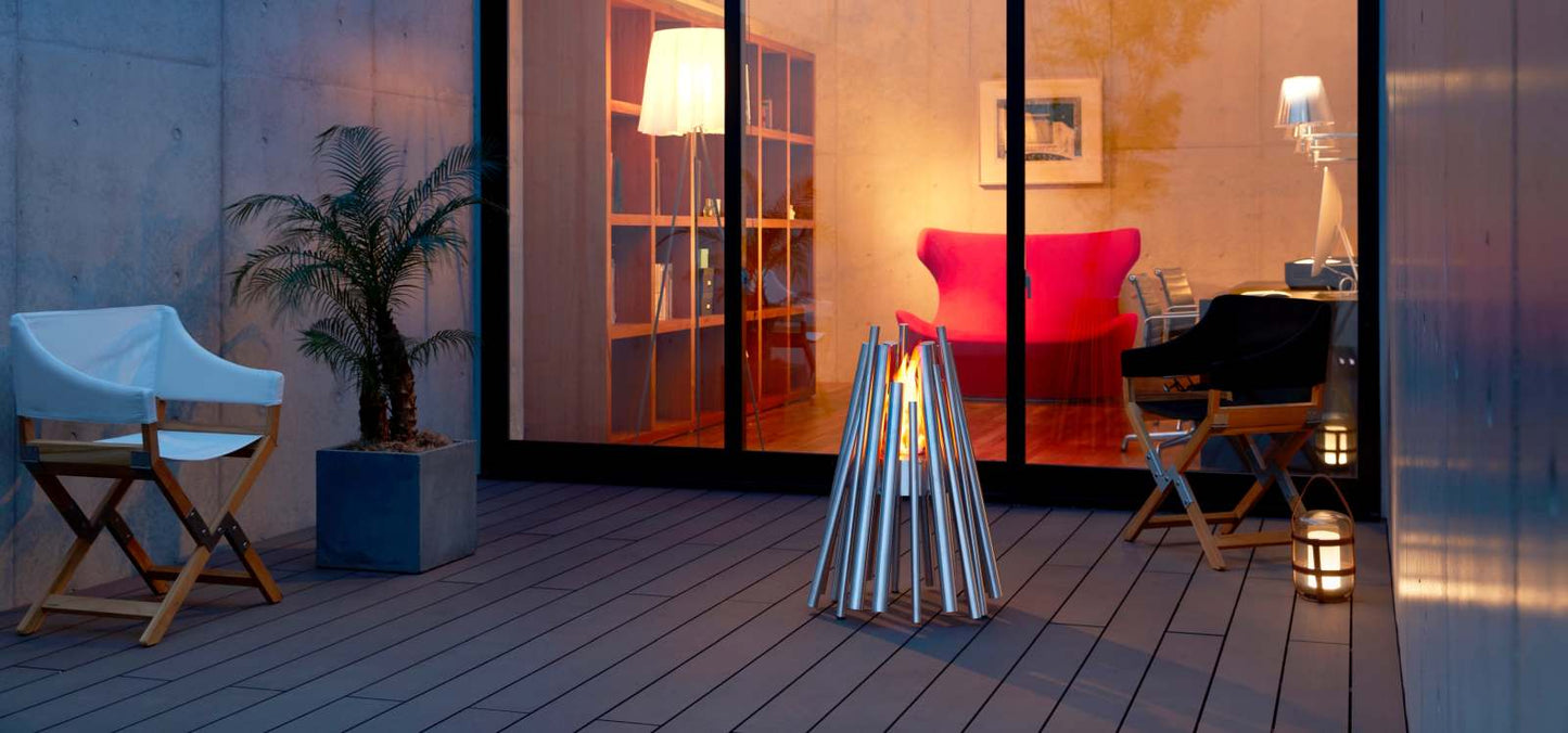 EcoSmart Fire - Stix - Fire Pit - Stainless Steel