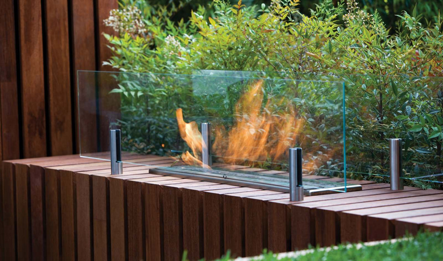 EcoSmart Fire - Twin Feet Fixings - Fireplace Screen