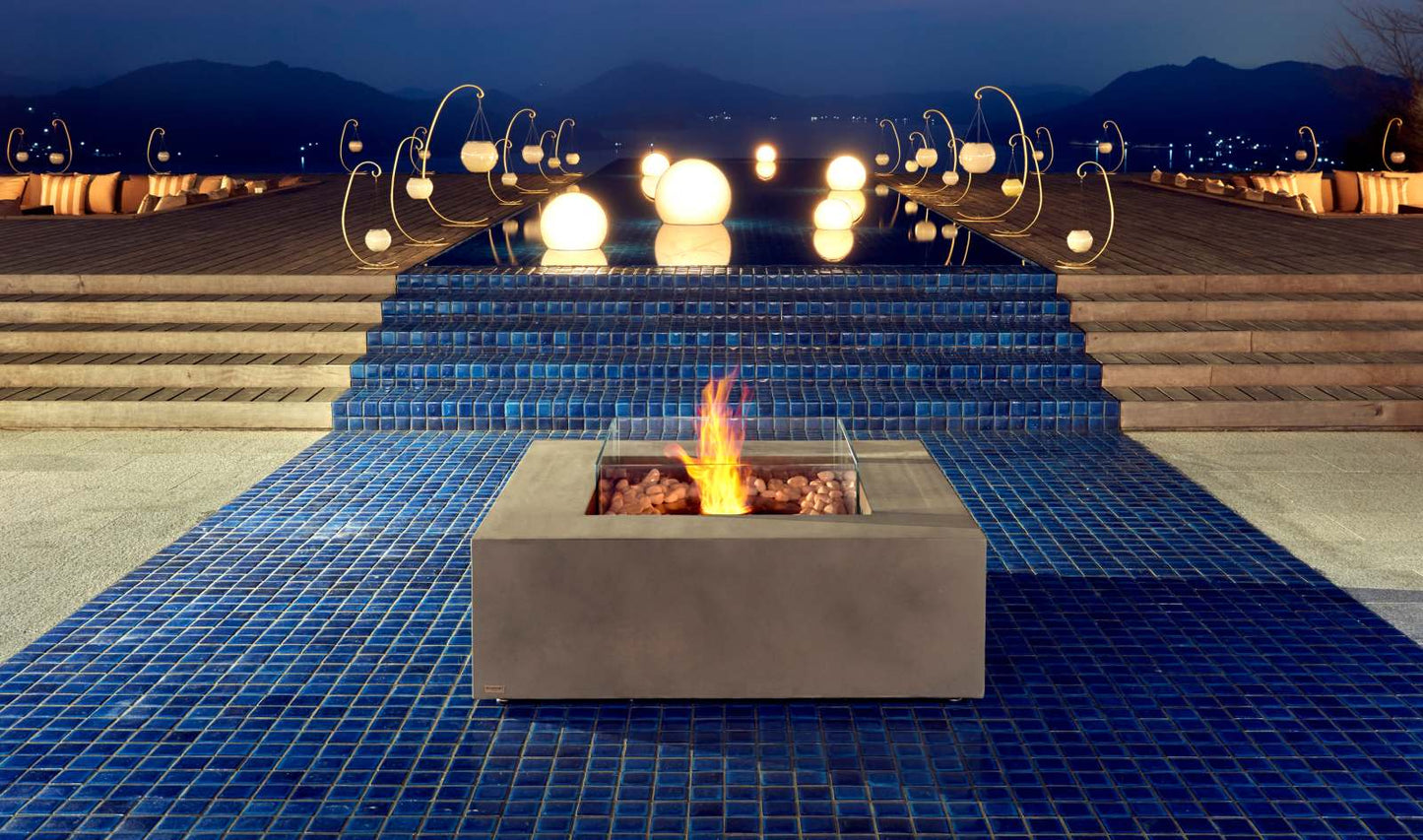 EcoSmart Fire - Base 40 - Gas Fire Pit Table - Bone