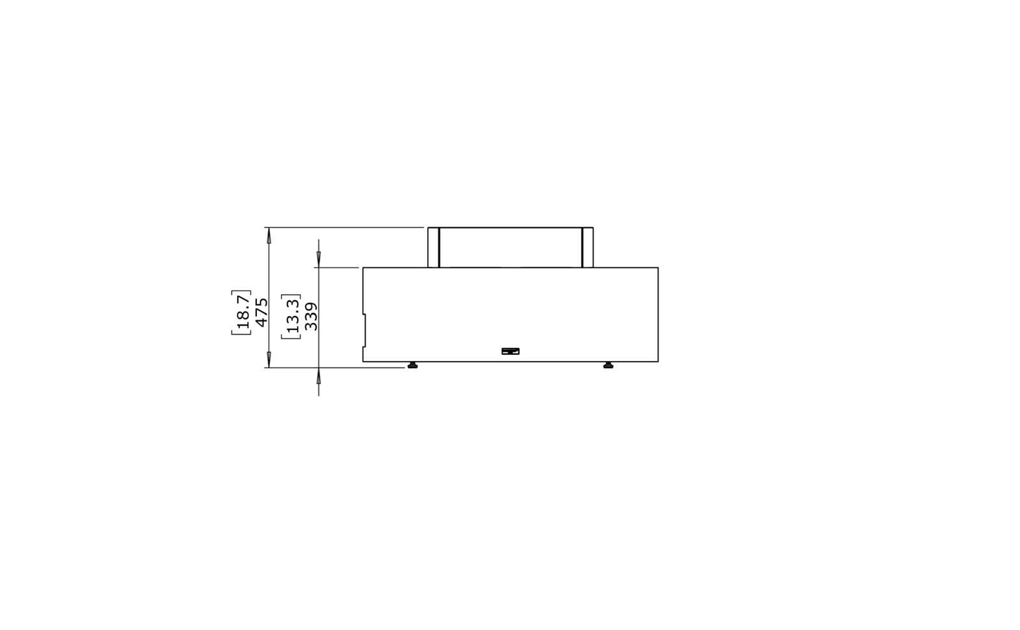 EcoSmart Fire - Ark 40 - Gas Fire Pit Table - Bone