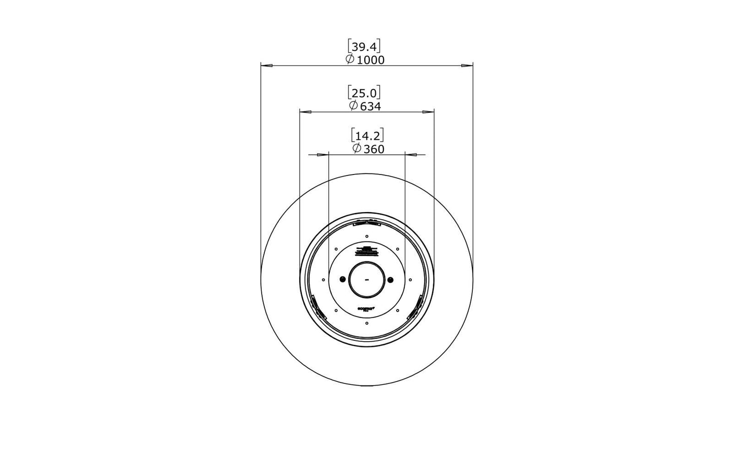 EcoSmart Fire - Ark 40 - Gas Fire Pit Table - Graphite