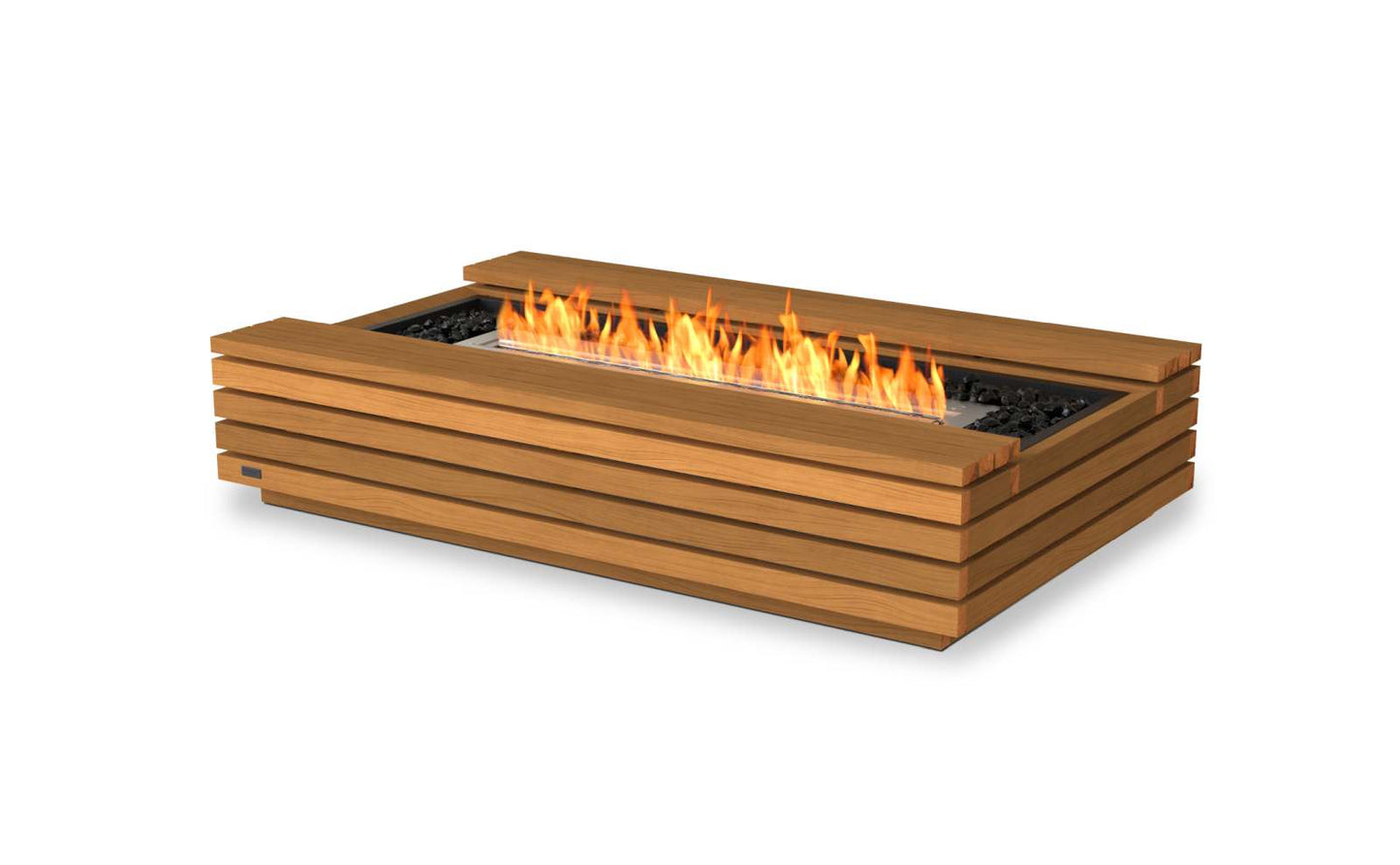 EcoSmart Fire - Cosmo 50 - Gas Fire Pit Table - Teak