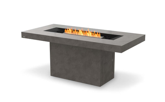 EcoSmart Fire - Gin 90 (Bar) - Gas Fire Pit Table - Natural