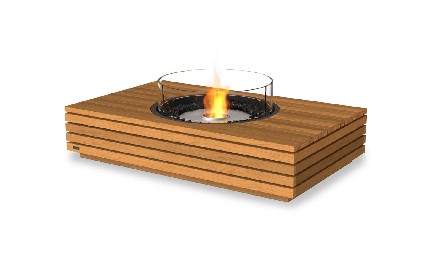 EcoSmart Fire - Martini 50 - Gas Fire Pit Table - Teak