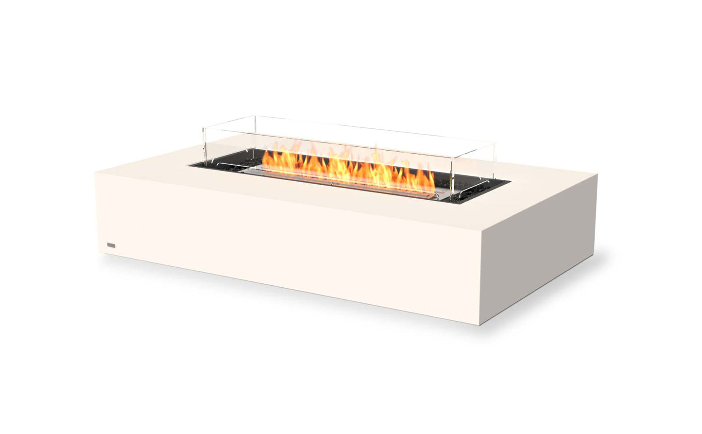 EcoSmart Fire - Wharf 65 - Gas Fire Pit Table - Bone