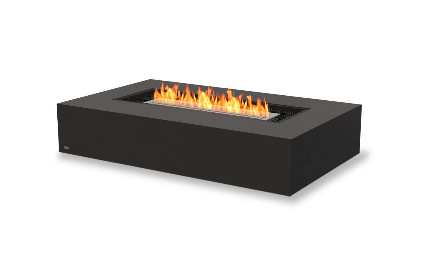 EcoSmart Fire - Wharf 65 - Gas Fire Pit Table - Graphite