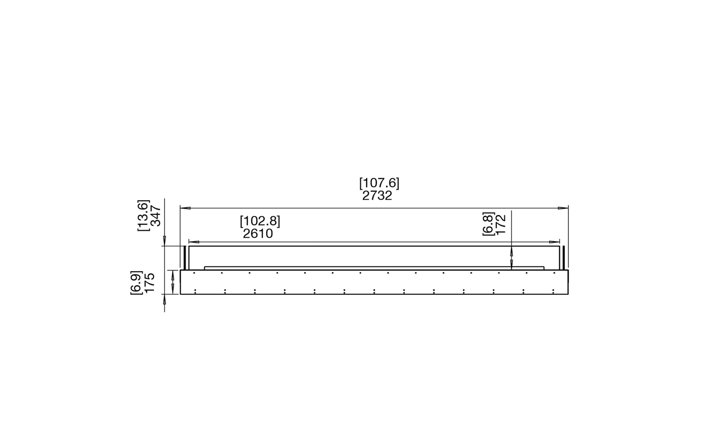 EcoSmart - Flex Fireplace 104BN - Bench - Black