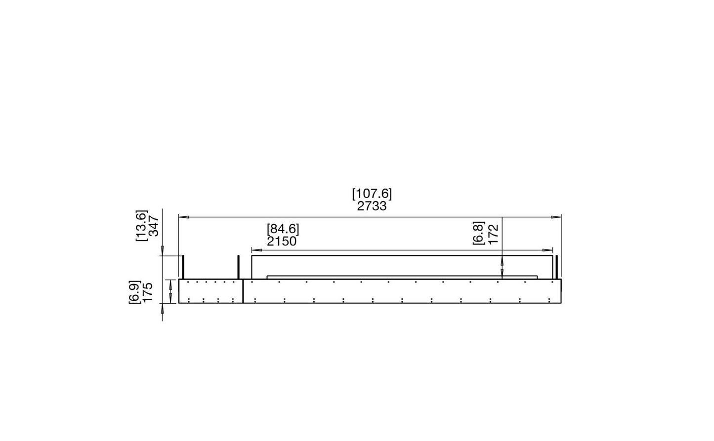 EcoSmart - Flex Fireplace 104BN.BX1 - Bench - Black