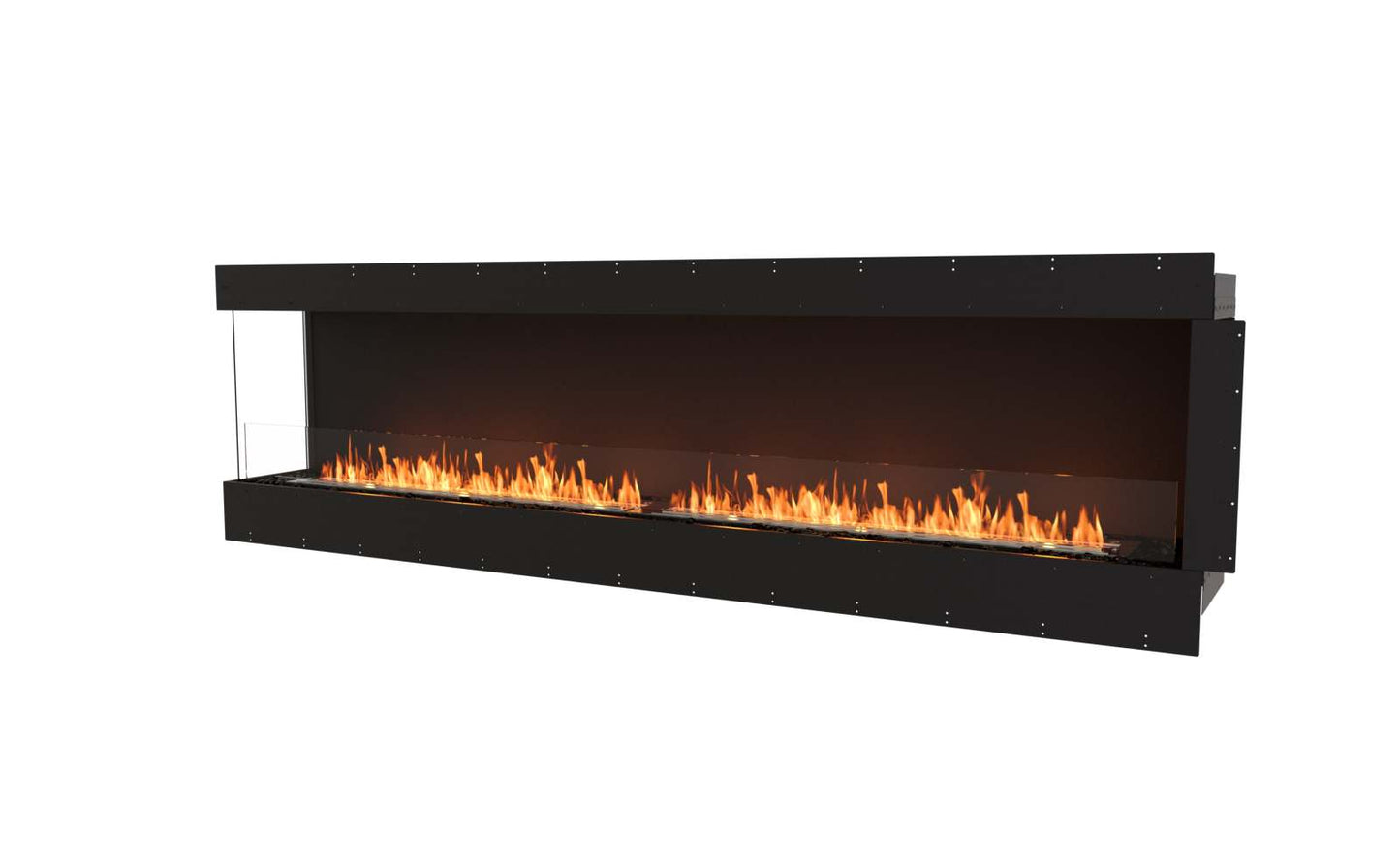 EcoSmart - Flex Fireplace 104LC - Left Corner - Black