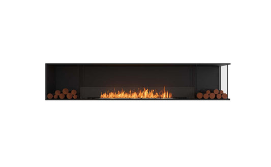 EcoSmart - Flex Fireplace 104RC.BX2 - Right Corner - Black