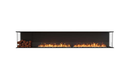 EcoSmart - Flex Fireplace 122BY.BXL - Bay - Black