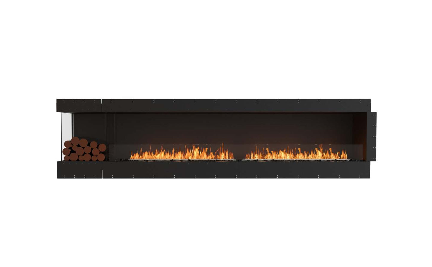 EcoSmart - Flex Fireplace 122LC.BXL - Left Corner - Black