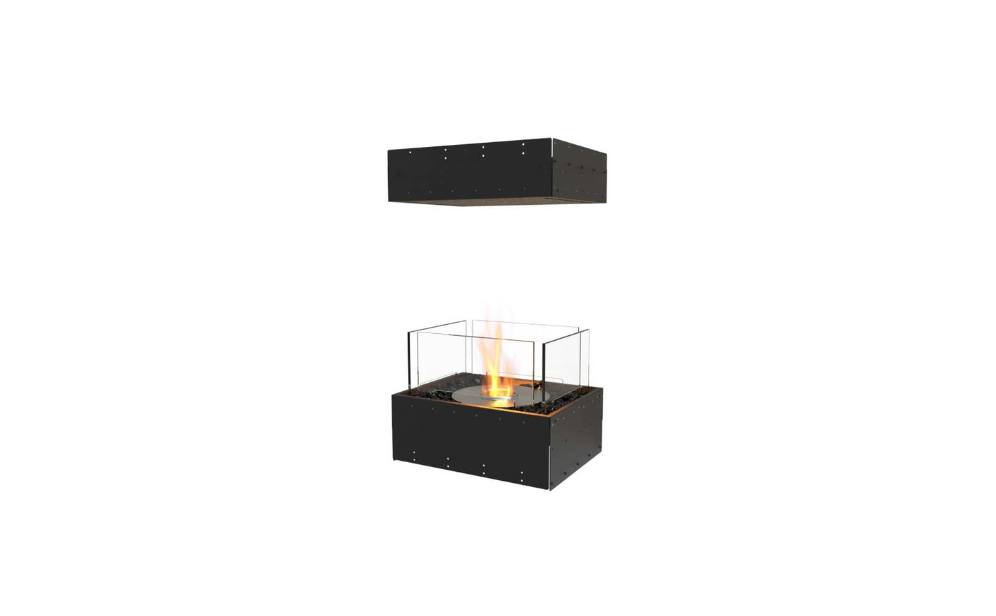 EcoSmart - Flex Fireplace 18IL - Island - Black