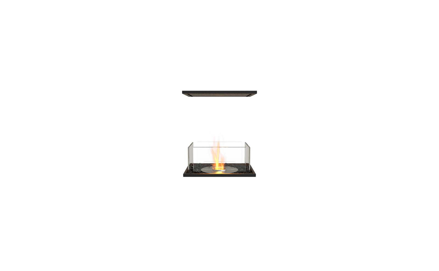 EcoSmart - Flex Fireplace 18IL - Island - Black
