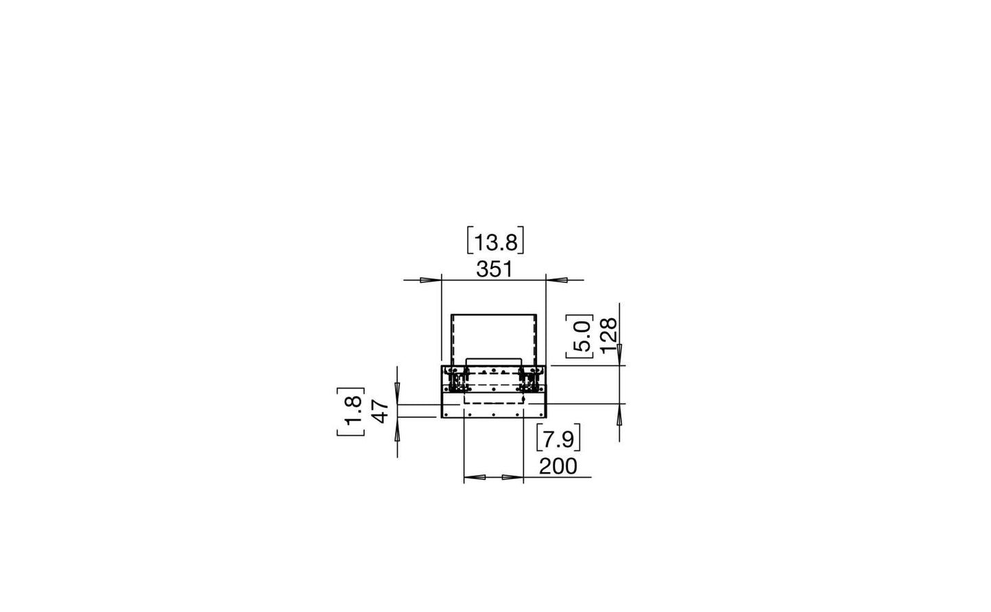 EcoSmart - Flex Fireplace 60BN.BX1 - Bench - Black