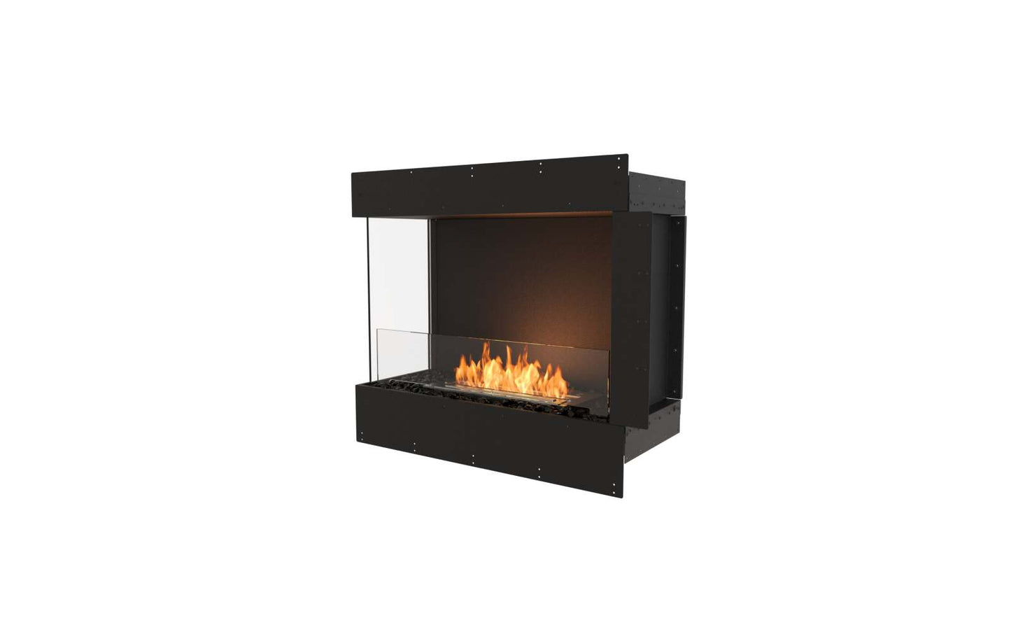 EcoSmart - Flex Fireplace 32LC - Left Corner - Black