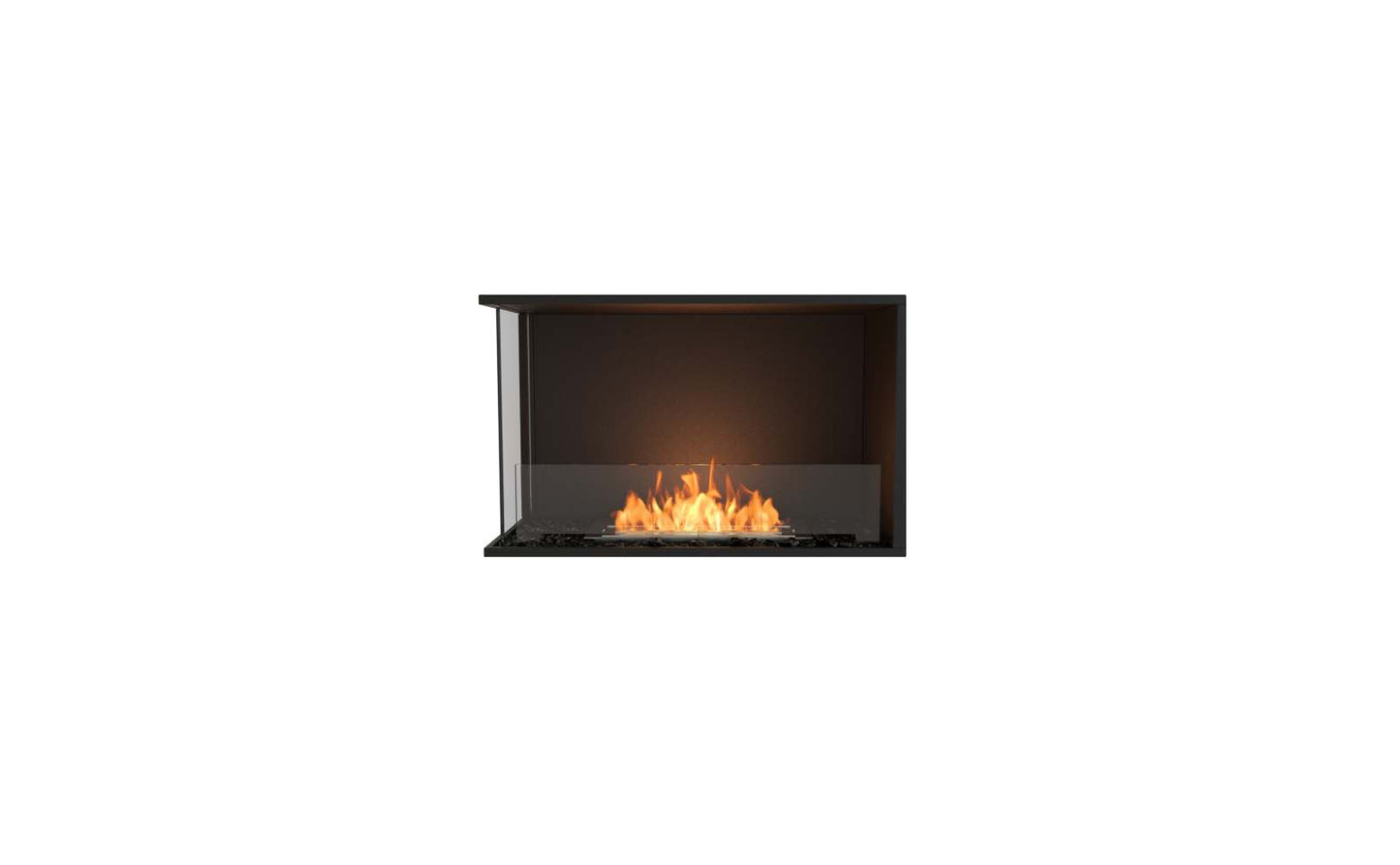 EcoSmart - Flex Fireplace 32LC - Left Corner - Black