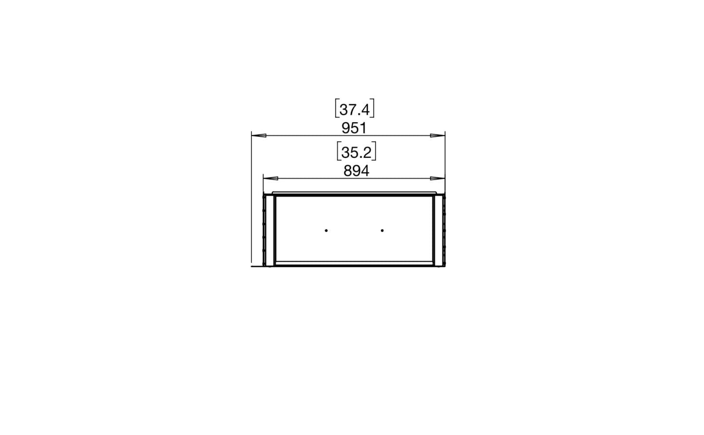 EcoSmart - Flex Fireplace 32RC - Right Corner - Black