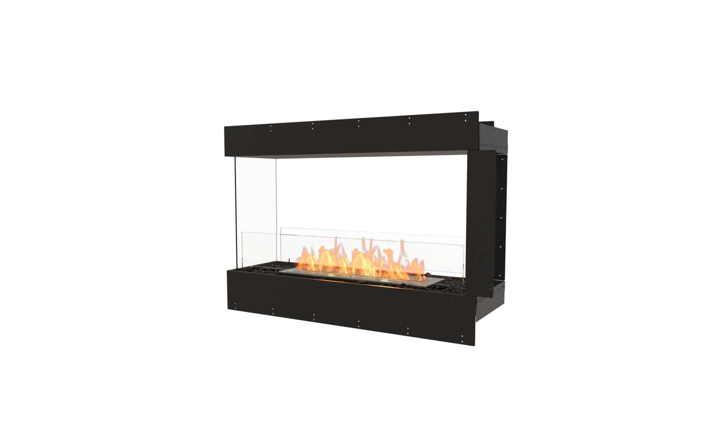 EcoSmart - Flex Fireplace 42PN - Peninsula - Black
