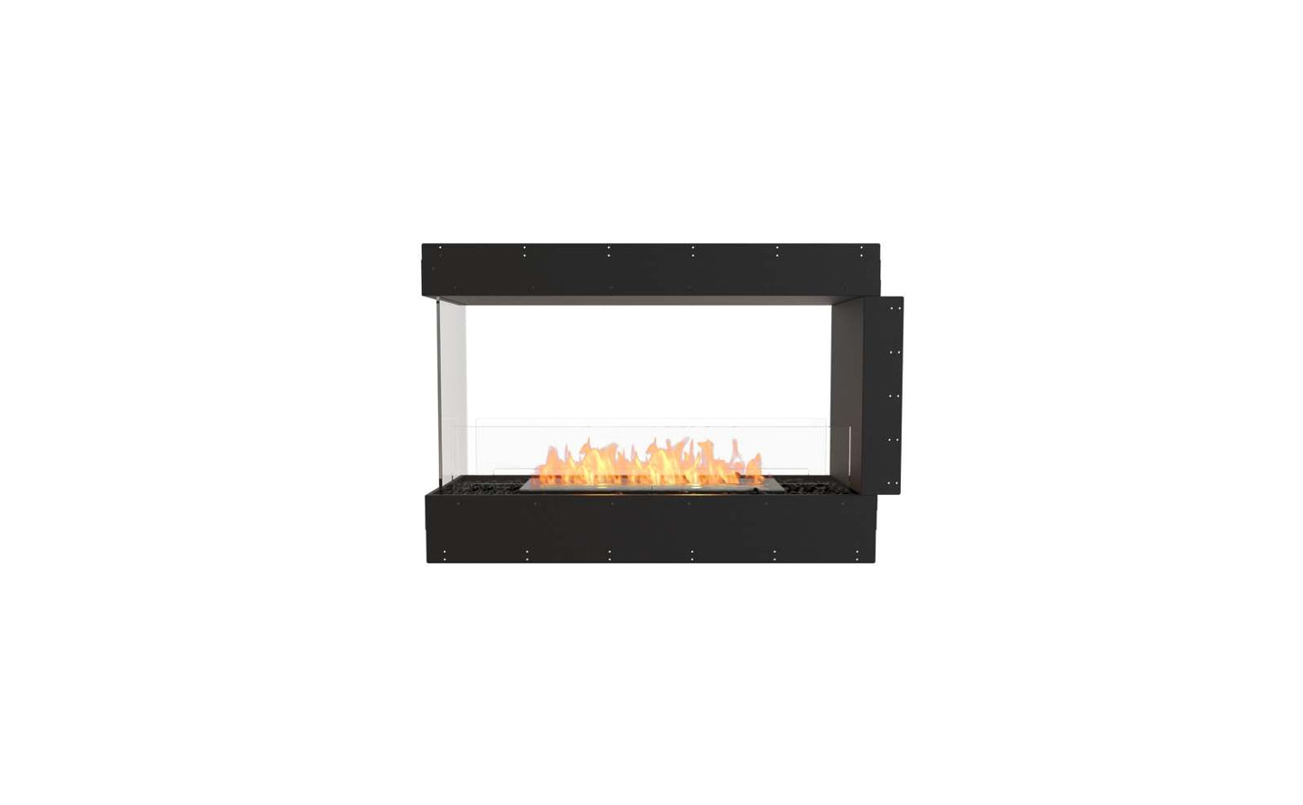 EcoSmart - Flex Fireplace 42PN - Peninsula - Black