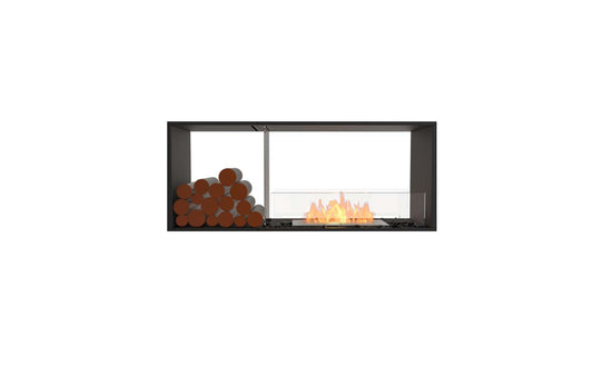 EcoSmart - Flex Fireplace 50DB.BX1 - Double Sided - Black