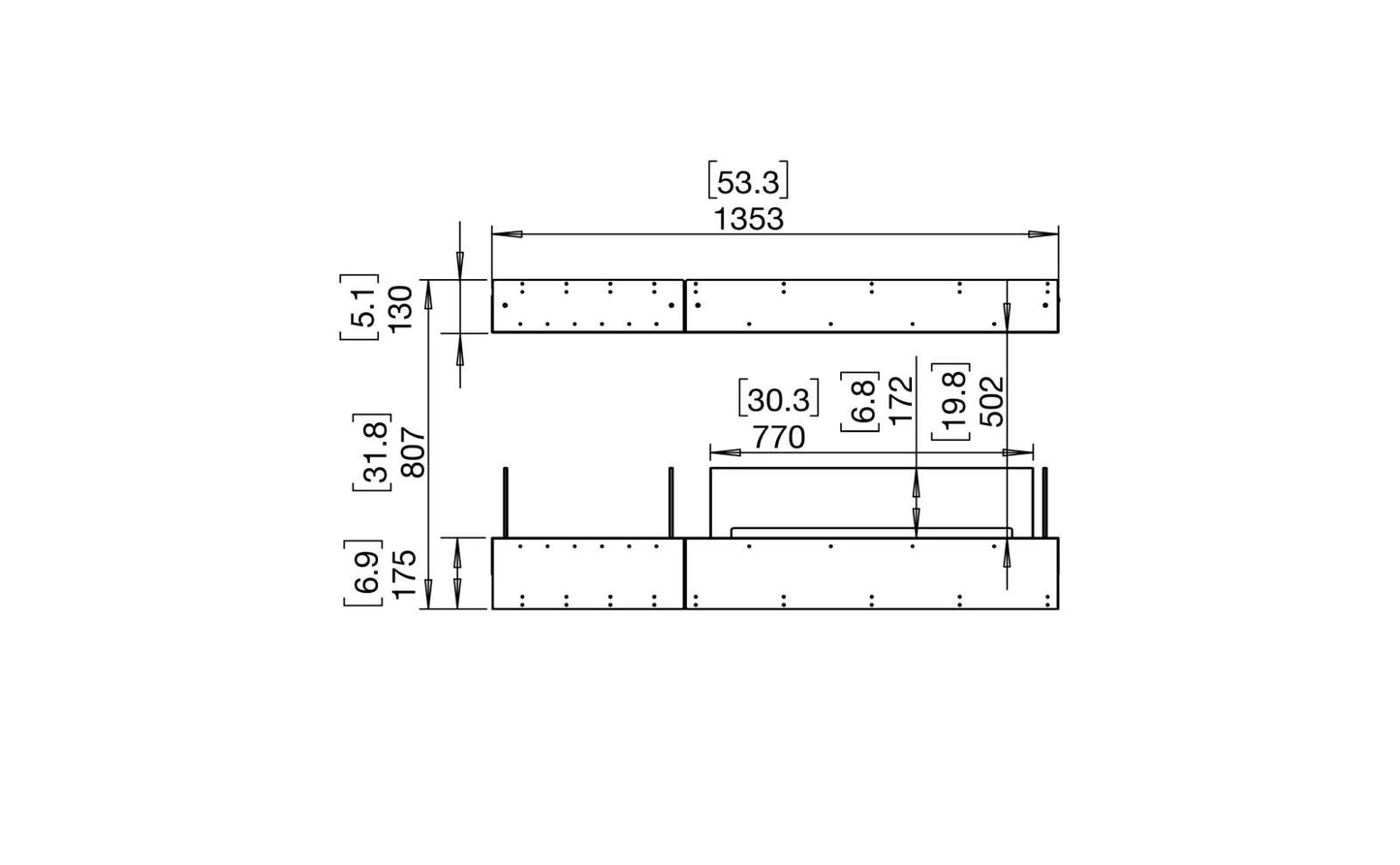 EcoSmart - Flex Fireplace 50IL.BX1 - Island - Black