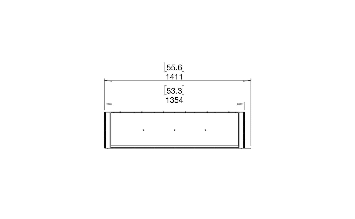 EcoSmart - Flex Fireplace 50PN - Peninsula - Black