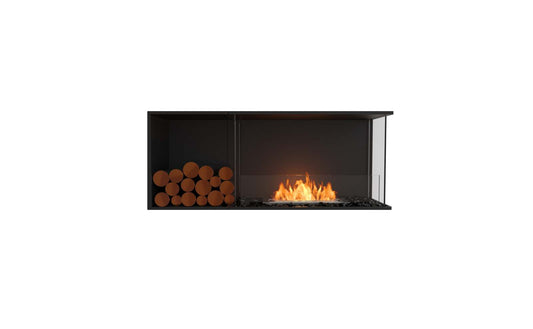 EcoSmart - Flex Fireplace 50RC.BXL - Right Corner - Black