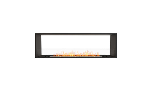 EcoSmart - Flex Fireplace 68DB - Double Sided - Black