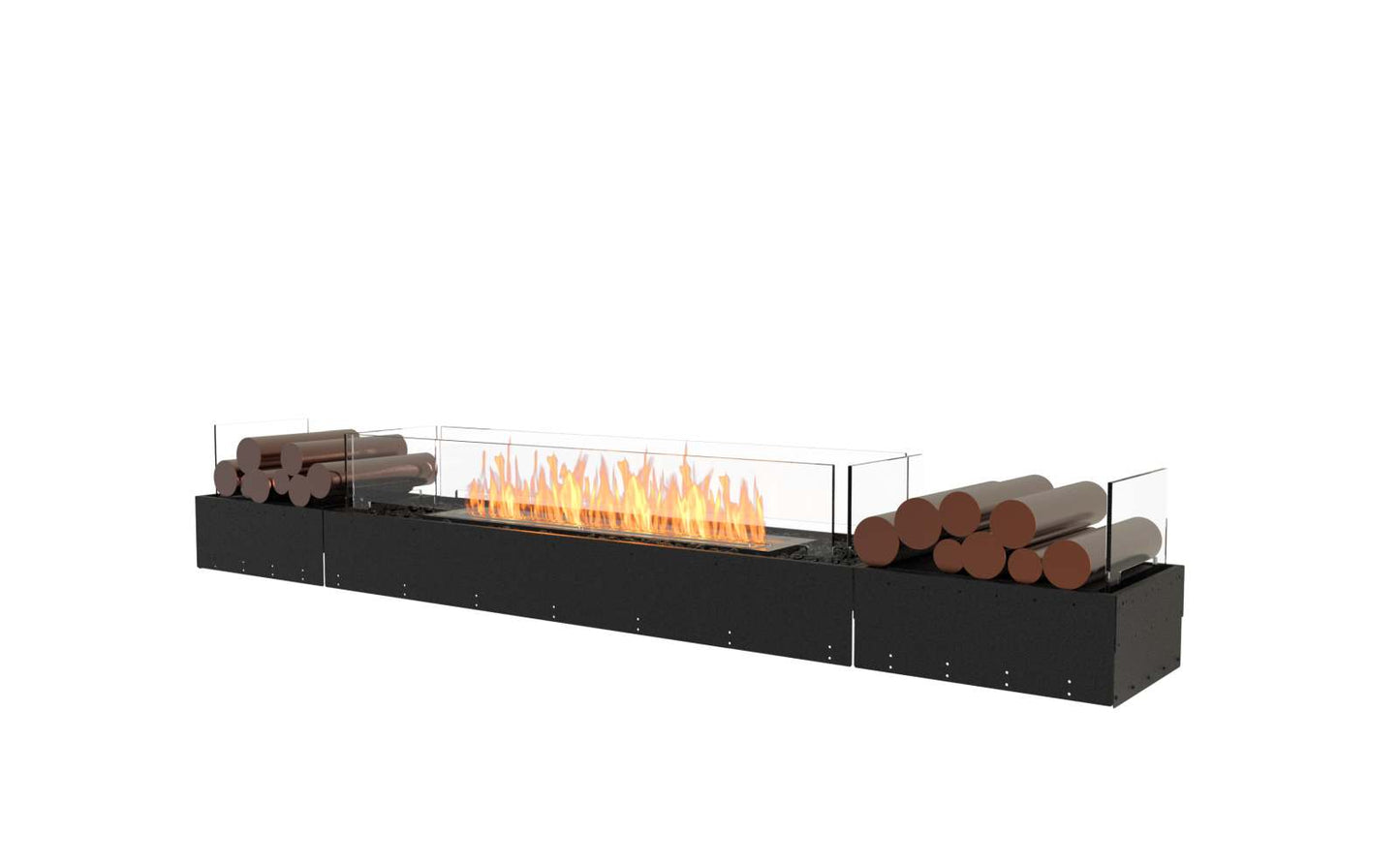 EcoSmart - Flex Fireplace 86BN.BX2 - Bench - Black