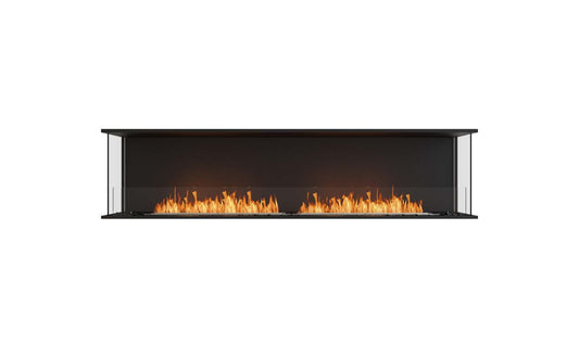 EcoSmart - Flex Fireplace 86BY - Bay - Black