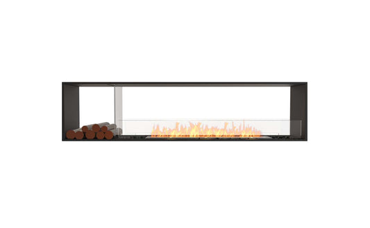 EcoSmart - Flex Fireplace 86DB.BX1 - Double Sided - Black