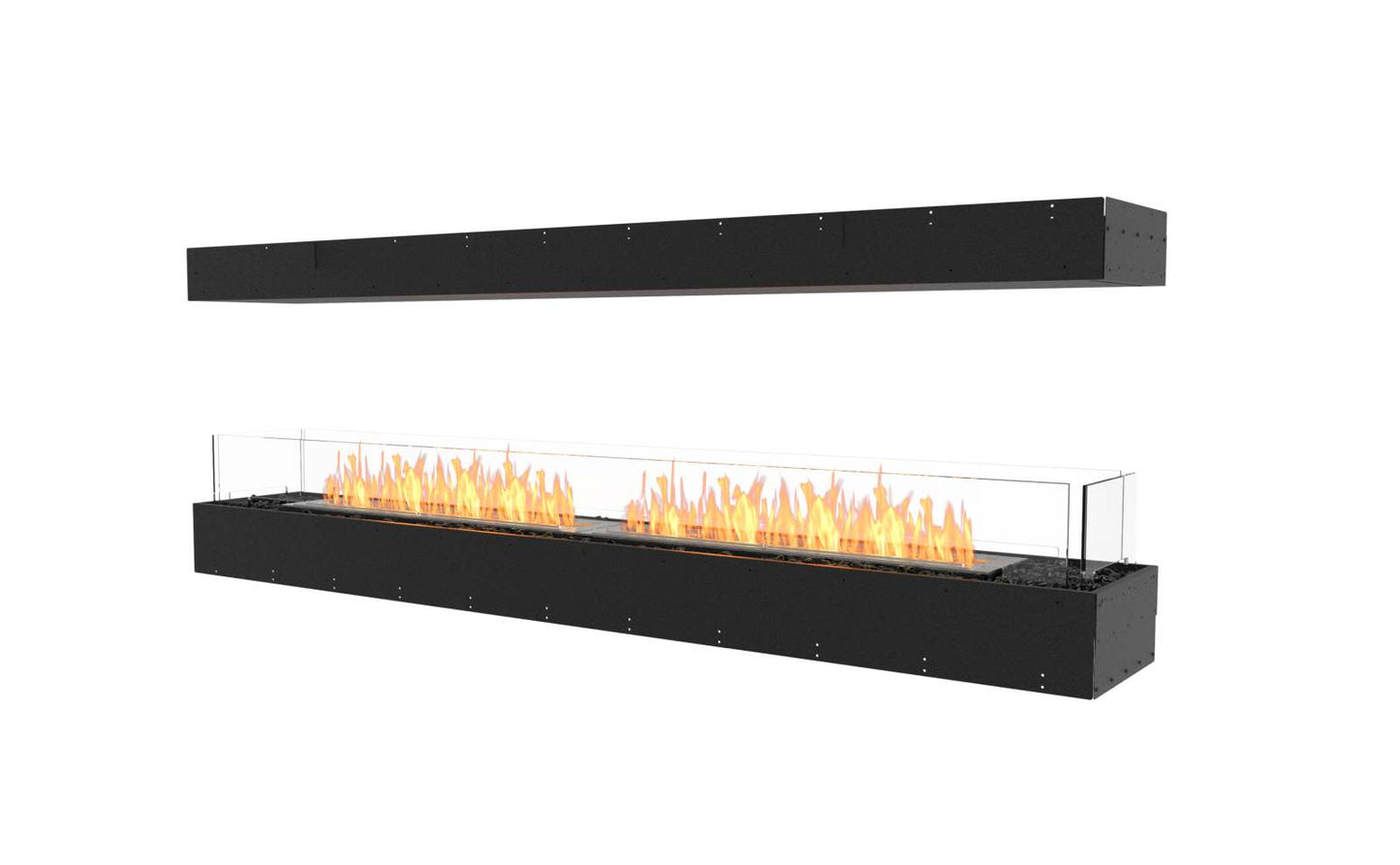 EcoSmart - Flex Fireplace 86IL - Island - Black