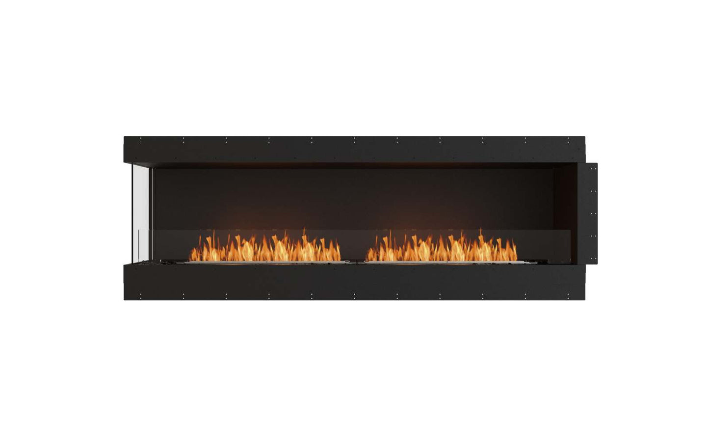 EcoSmart - Flex Fireplace 86LC - Left Corner - Black