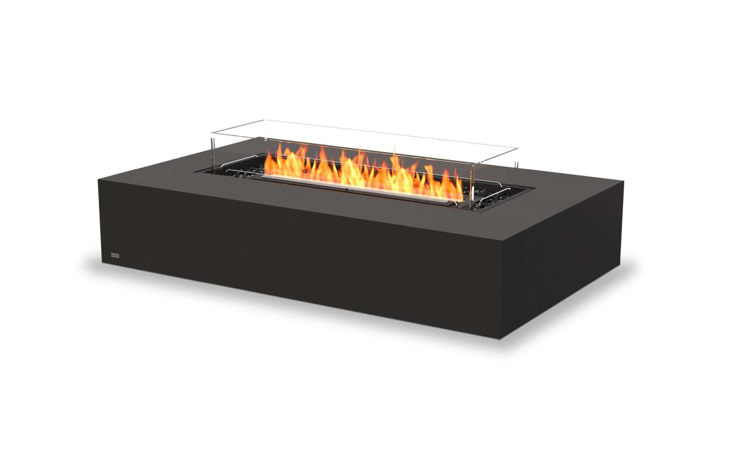 EcoSmart Fire - Wharf 65 - Fire Pit Table - Graphite