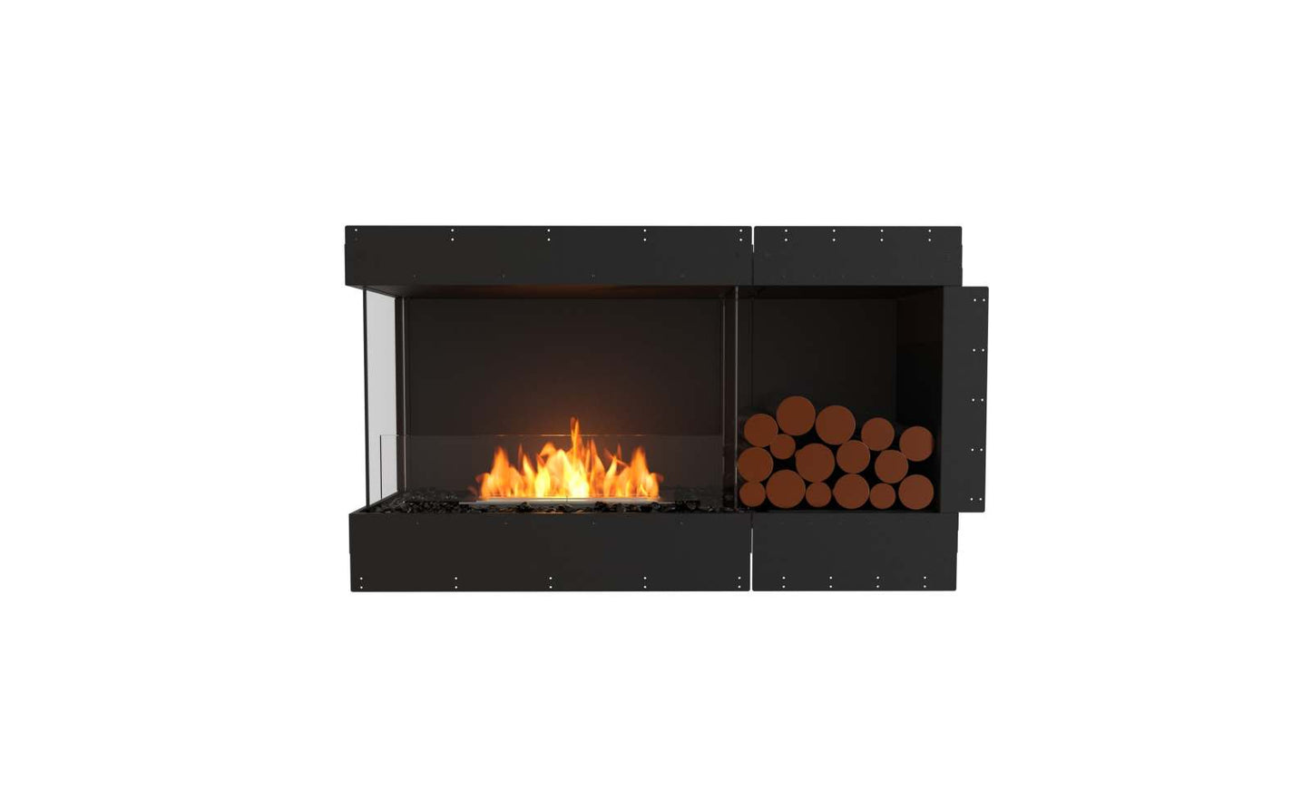 EcoSmart - Flex Fireplace 50LC.BXR - Left Corner - Black